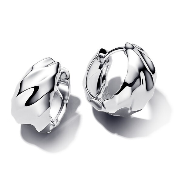 Pandora Strieborné kruhové náušnice Essence 293874C00
