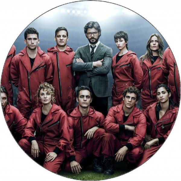 Jedlý papier Papierový dom - La casa del papel hlavné postavy 19,5 cm - Pictu Hap