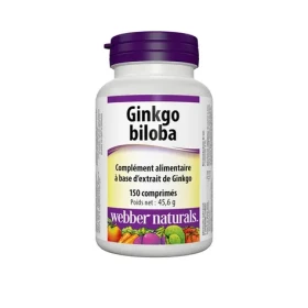 Webber Naturals Ginkgo Biloba 150 tbl (18462)