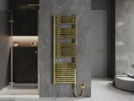 MEXEN/S - Helios radiátor + vykurovacia tyč 1500 x 500 mm, 600 W, zlatá W103-1500-500-2600-50