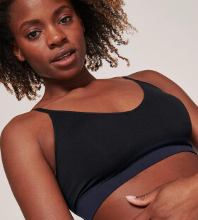 EVER Infused Aloe Bralette - BLACK - black 0004 - SLOGGI BLACK L