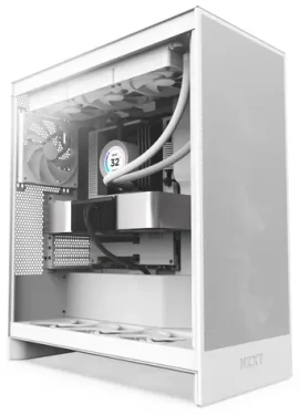 NZXT H7 Flow (2024) biela / Počítačová skriňa / Midi Tower / tvrdené sklo / E-ATX / 3x 120mm ventilátory (CM-H72FW-01)