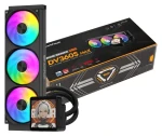 DarkFlash DV360S MAX čierna / AiO chladič CPU / 3x 120 mm / ARGB podsvietenie / LCD displej / 800-1800 RPM / 30 dB (DV360S MAX Black)
