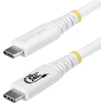 StarTech USB4 biela / Kábel USB-C / 2 m / 20 Gb/s / 4K120Hz / DP1.4 / 240 W (CC2M20GUSB4TPW)