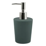 Spirella TAKEO dávkovač mydla tmavo zelený / Bambusové vlákna / 400 ml
