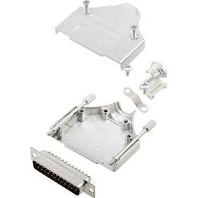 Encitech MHDM-25-DBP-K 6355-0005-03 sada D-SUB kolíkové lišty 180 ° Pólov: 25 spájkovaný 1 sada; 6355-0005-03