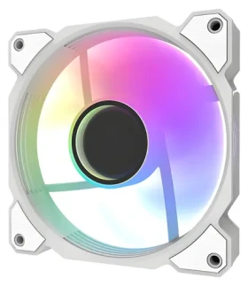 DarkFlash DR08 biela / Ventilátor / 120 mm / 800-1600 RPM / 30 dBA / A-RGB (DR08 White)