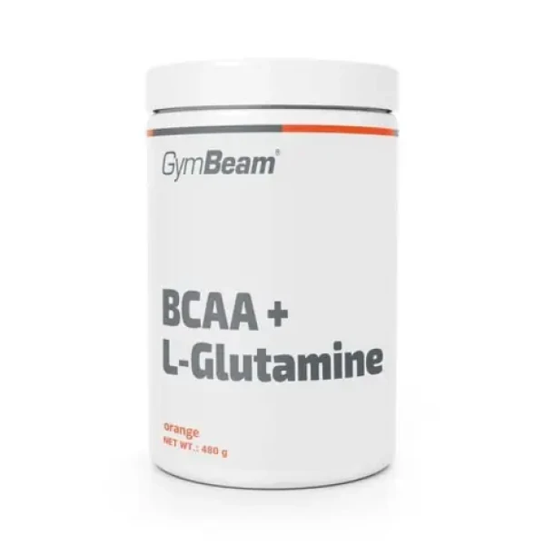 BCAA + L-glutamín - GymBeam (pomaranč, 480 g) (115153-3-480g-orange)