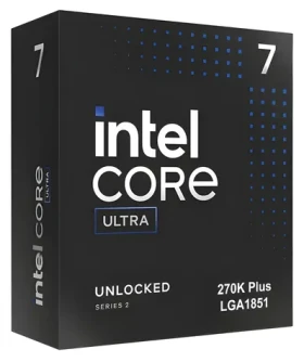 Intel Core Ultra 7 270K Plus / Procesor / LGA1851 / 24C24T / TB 5.5GHz / L3 36MB / DDR5-7200 / 250W (BX80768270K)