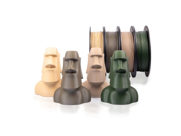 PLA + vylepšená ľahko tlačiteľná struna ARMY Woodland Green 1,75 mm 1 kg Filament-PM