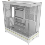 Montech HS02 biela / ATX / 2x USBA / 1x USB-C / bez zdroja / priehľadná bočnica (HS02 (W))