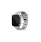UNIQ Stride FKM remienok pre Apple Watch 49 46 45 44 mm - CHALK GREY (sivá) (8886463688588)