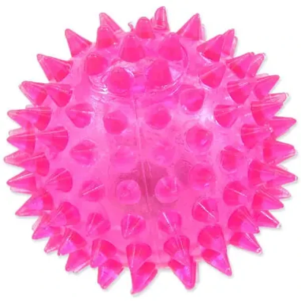 Dog Fantasy Hračka - loptička LED ružová 6 cm (454-31108)
