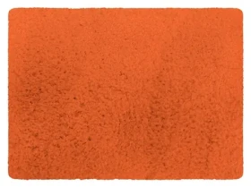 MSV Kúpeľňová predložka MICROFIBER oranžová / mikrovlákno / protišmyková / 40 x 60 cm