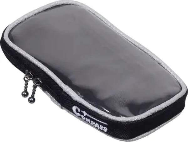 Compass BIKE Cyklobrašňa na telefón čierna / na riadidlá / do 4,5 "/ vodeodolná (12028)