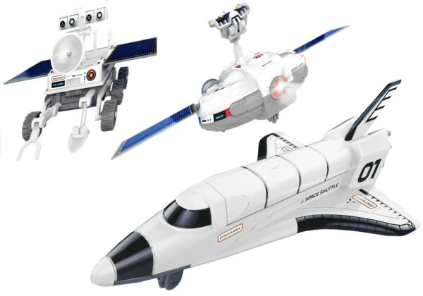 Mamido Kreatívna vesmírna solárna sada 3v1 elektrické autíčko DIY