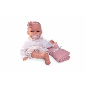 Antonio Juan 70358 TONETA - realistická bábika bábätko so špeciálnou pohybovou funkciou a mäkkým látkovým telom - 34 cm
