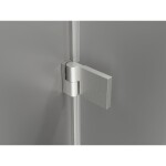 MEXEN/S - Lunar-B Duo sprchový kút dvere krídlové 95 x 70, transparent, nikel kartáčovaný 832-095L-070P-97-00