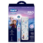 Oral-B Pro Kids 3+ Frozen s puzdrom / Elektrická detská zubná kefka / sonická / 2 režimy / od 3 rokov (Pro Kids 3+ Frozen)