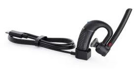 Yealink BH71Lite čierna / Bezdrôtové mono slúchadlá s mikrofónom / Bluetooth 5.3 / výdrž 10 h / 18 g (BH71Lite)