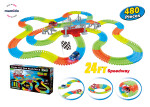 Mamido Mamido Svietiaca autodráha Glow Tracks 480 dielov, 730 cm