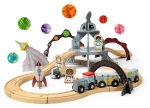 Bigjigs Rail Drevená vesmírna vláčikodráha