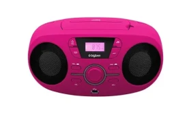 BigBen CD61RUSB ružová / Prenosný CD prehrávač / MP3 / FM / 6 x LR14 (8bcd61rusb)