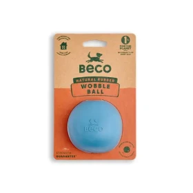 BeCoThings Beco Wobble Ball modrá 7.6cm / Hračka pre psov (BG-756391)