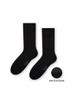 Ponožky Steven art.130 polovičné froté Merino Wool 41-46 černá 44-46
