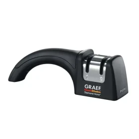 Graef Pronto čierna / manuálna brúsik na nože / diamantové kotúče / 2 stupne (Pronto)