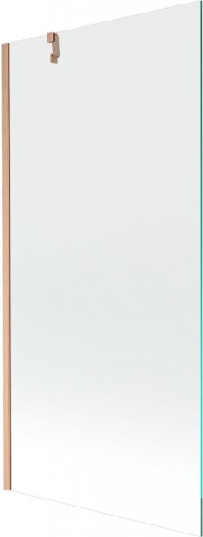 MEXEN/S - Next vaňová zástena FIX 90 x 150, transparent, meď kartáčovaná 895-090-000-00-00-65