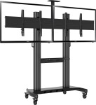 NoName Vivolink VLFS4065X2 držiak / stojak do monitorów 165,1 cm (65") Podłoga Čierny