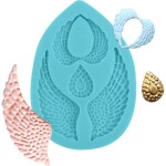 Silikónová formička anjelská krídla 10x8cm - Cakesicq - Cakesicq