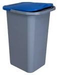 Belli e Forti PREMI šedá, modré veko / Kôš na triedený odpad / 24 l / plast / 32 x 29 x 46,5 cm