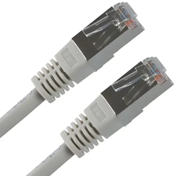 Neutralle Patch kábel FTP Cat.5e šedý / Patch kábel / RJ45 - RJ45 / 0,5 m / tienený