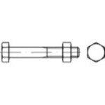 TOOLCRAFT 110959 šesťhranná skrutka M24 440 mm vonkajší šesťhran DIN 601 ocel glavanizované zinkom 1 ks; 110959