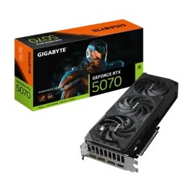 GIGABYTE GeForce RTX 5070 WINDFORCE OC SFF 12GB / 2165MHz / 12GB GDDR7 / 192-bit / 1x HDMI + 3x DP / 750W (16) (GV-N5070WF3OC-12GD)