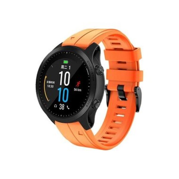 RhinoTech Náhradný remienok pre Garmin QuickFit športový 26mm oranžová / silikónový (RTSS-028-OR)