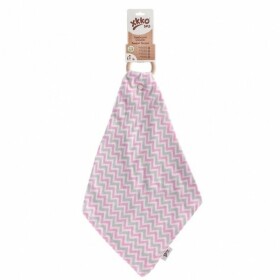 XKKO Hryzátko BMB s plienkou - Chevron Baby Pink