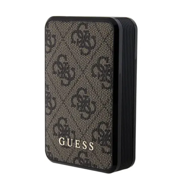 Guess PU 4G Leather Powerbanka 10000mAh hnedá (3666339171407)