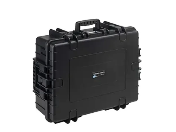 BW 6500|B|Sl International outdoorový kufor typ 6500 čierna / s nastaviteľnými prepážkami / Rozmery 660 x 490 x 231mm (6500/B/SI)