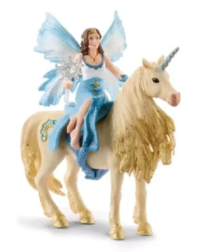 Schleich bayala 42508 Eyelina vychádzka na zlatom jednorožci