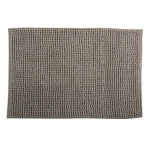 MSV CHENILLE šedo-hnedá / Kúpeľňová predložka / mikrovlákno / protišmyková / 50 x 80 cm