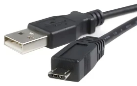 StarTech čierna / Kábel USB-A na Micro USB / USB 2.0 / 2 m (UUSBHAUB2M)