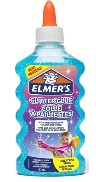 Elmer's Trblietavé lepidlo 177 ml modré / Lepidlo / trblietavé / na výrobu slizu (0102/2077252)