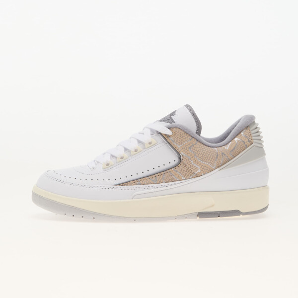 Tenisky Air Jordan 2 Retro Low "Python" White/ Cement Grey-Sanddrift-Neutral Grey EUR 43
