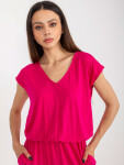 Dámske šaty 658.62P fuchsiová - Rue Paris S