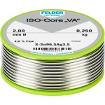 Felder ISO-Core VA spájkovací cín cievka Sn96,5Ag3,5 0.250 kg 2 mm; 4689202040