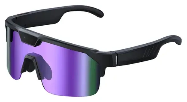 Zeblaze Q01 fialová / Športové okuliare / Kamera 8 MP / AI asistent / Bluetooth 5.3 (Q01-Purple)