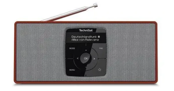 TechniSat DigitRadio 2 S červeno-strieborná / Digitálny rádioprijímač (0003/3911)